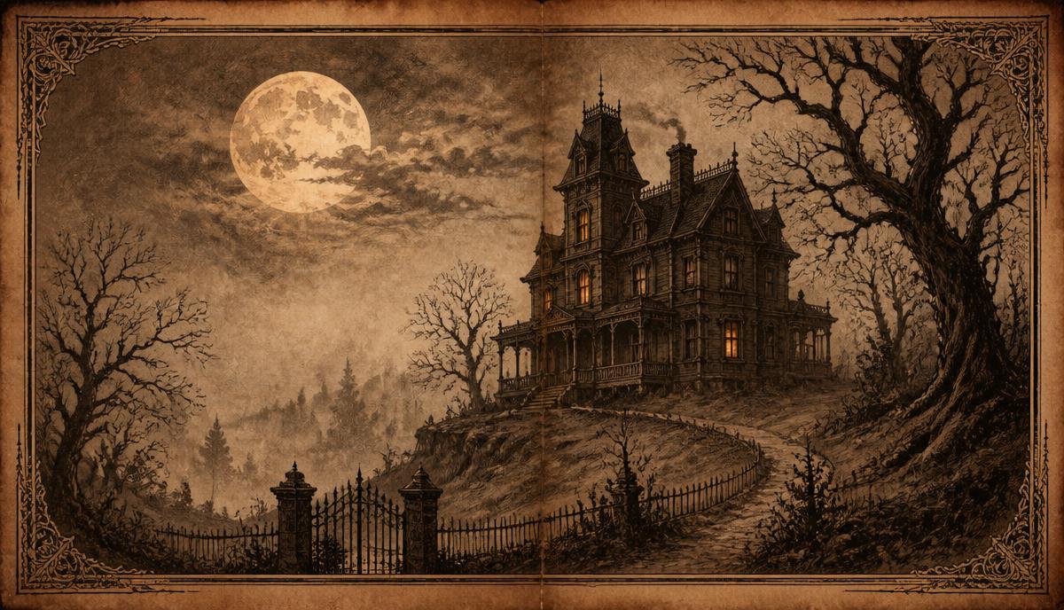 Illustration for The House on Weaver Hill