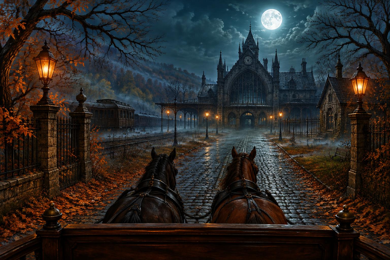 A haunted carriage at its first station